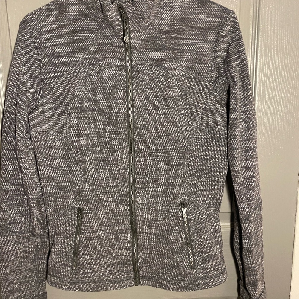 Lululemon Athletica Black and White Tweed-like Jacket